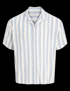 Relaxed Fit Striped Short Sleeve Shirt