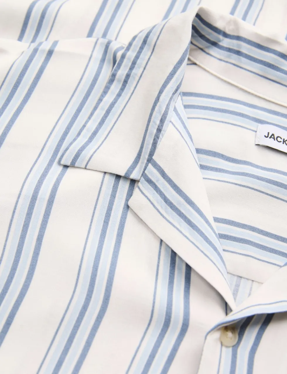 Relaxed Fit Striped Short Sleeve Shirt