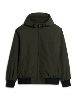 Relaxed Fit Surplus Hooded Bomber Jacket