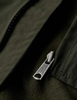 Relaxed Fit Surplus Hooded Bomber Jacket