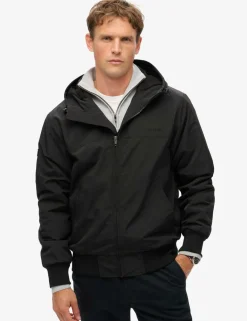 Relaxed Fit Surplus Hooded Bomber Jacket