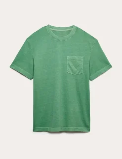 Relaxed Pure Cotton Garment Dyed T-Shirt