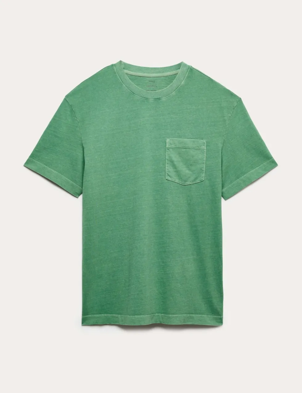 Relaxed Pure Cotton Garment Dyed T-Shirt