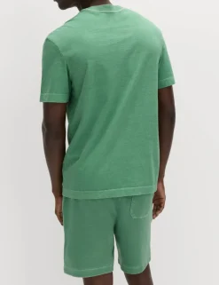 Relaxed Pure Cotton Garment Dyed T-Shirt