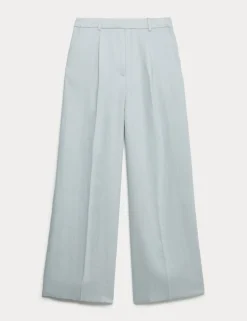 Relaxed Trousers with Linen