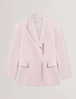 Relaxed Wrap Longline Blazer