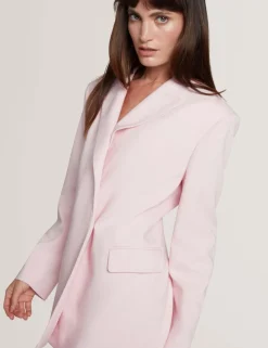 Relaxed Wrap Longline Blazer