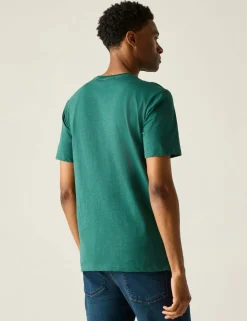 Rendro Pure Cotton Striped T-Shirt