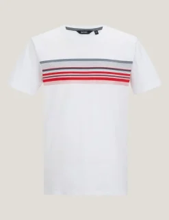 Rendro Pure Cotton Striped T-Shirt