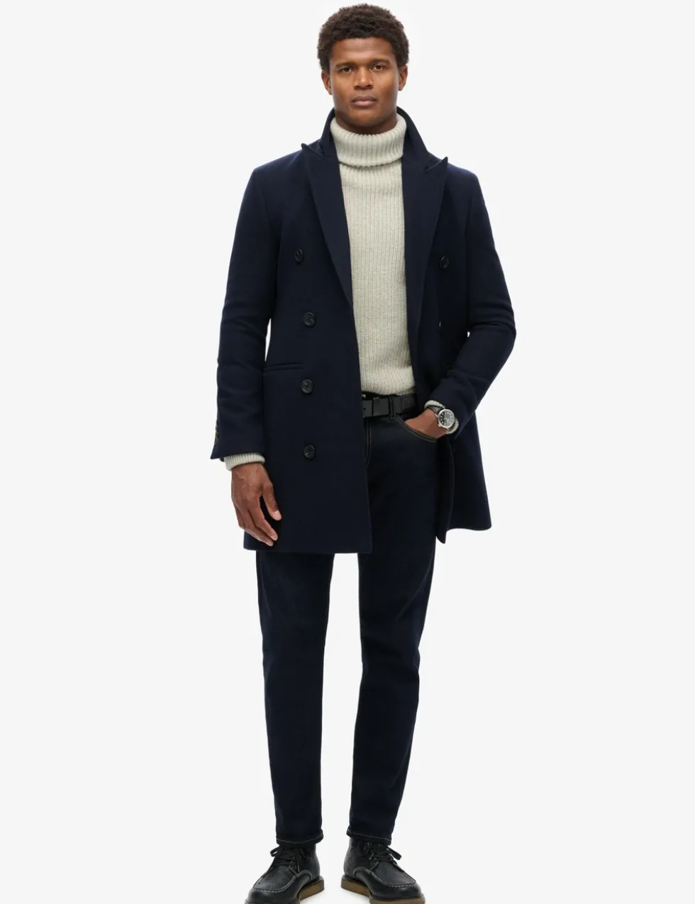 Revere Neck Overcoat
