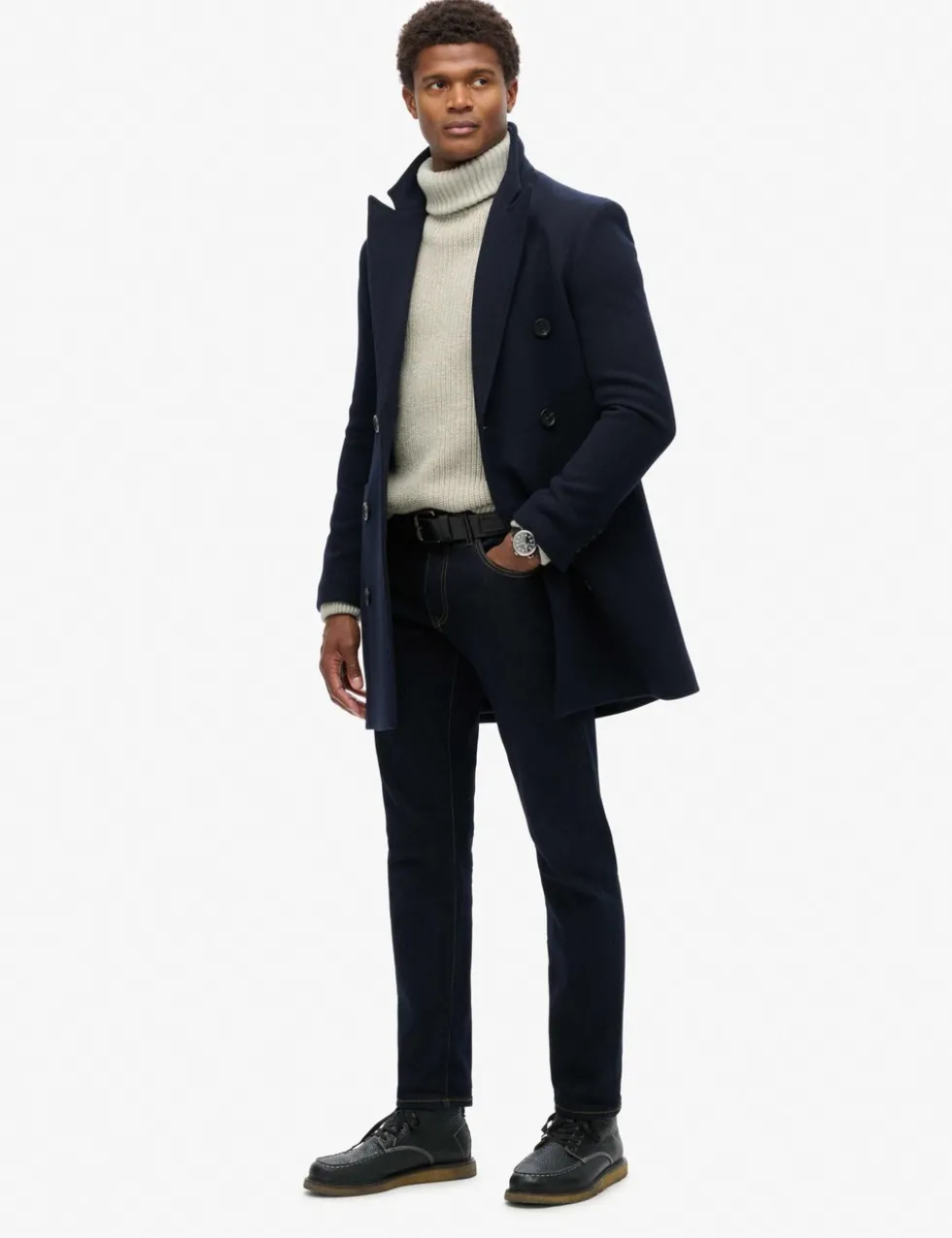Revere Neck Overcoat