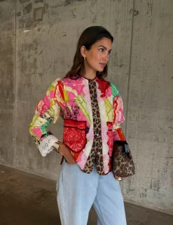 Reversible Patchwork Quilted Jacket