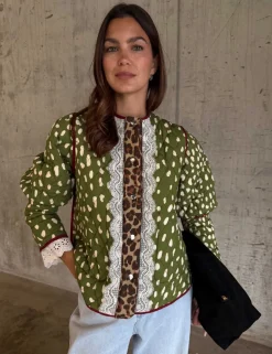 Reversible Patchwork Quilted Jacket