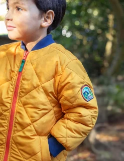Reversible Quilted Fleece Zip Jacket (2-10 Yrs)