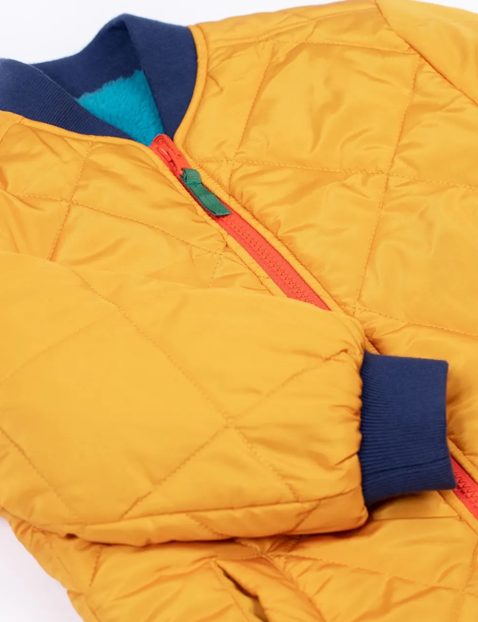 Reversible Quilted Fleece Zip Jacket (2-10 Yrs)