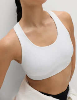 Reversible Seamless Medium Support Sports Bra