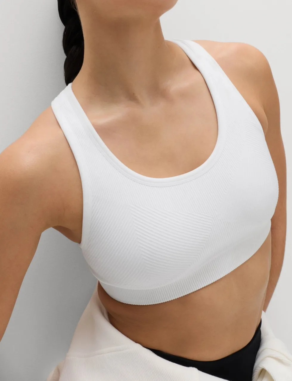 Reversible Seamless Medium Support Sports Bra
