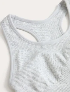Reversible Seamless Medium Support Sports Bra