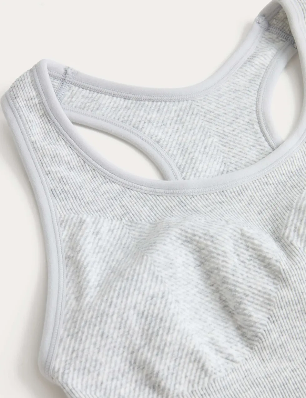 Reversible Seamless Medium Support Sports Bra