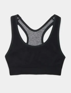 Reversible Seamless Medium Support Sports Bra