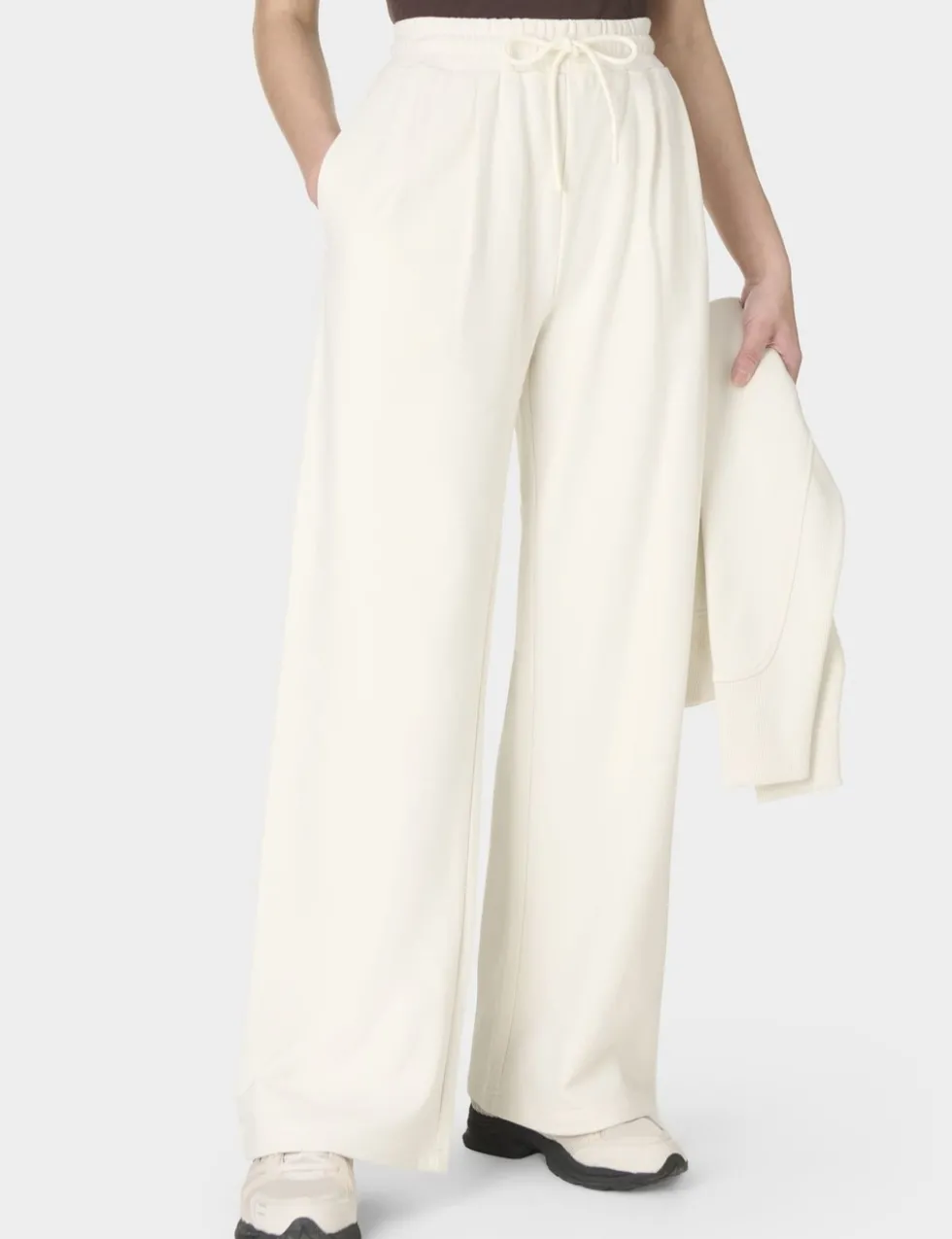 Revive Cotton Rich Wide Leg Track Pants