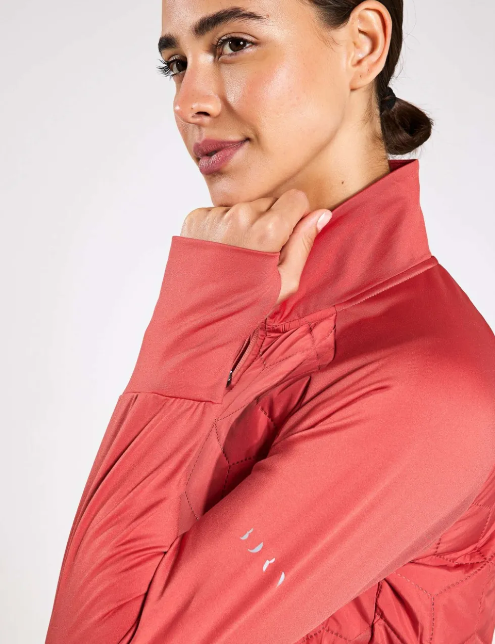Revna Quilted Funnel Neck Sports Jacket