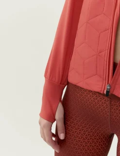 Revna Quilted Funnel Neck Sports Jacket