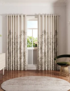 Rhapsody Lined Eyelet Curtains