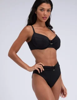 Riad Belted High Waisted Bikini Bottoms