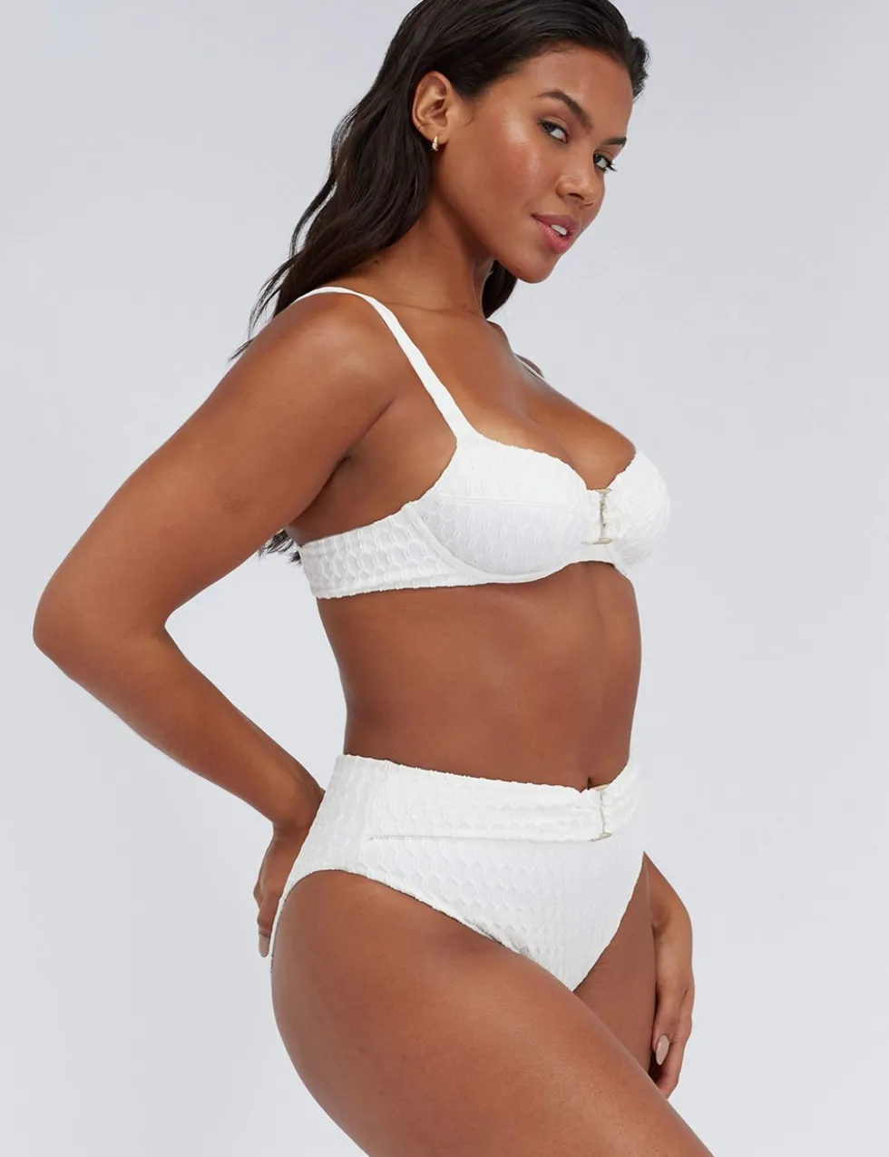 Riad Textured Bikini Bottoms