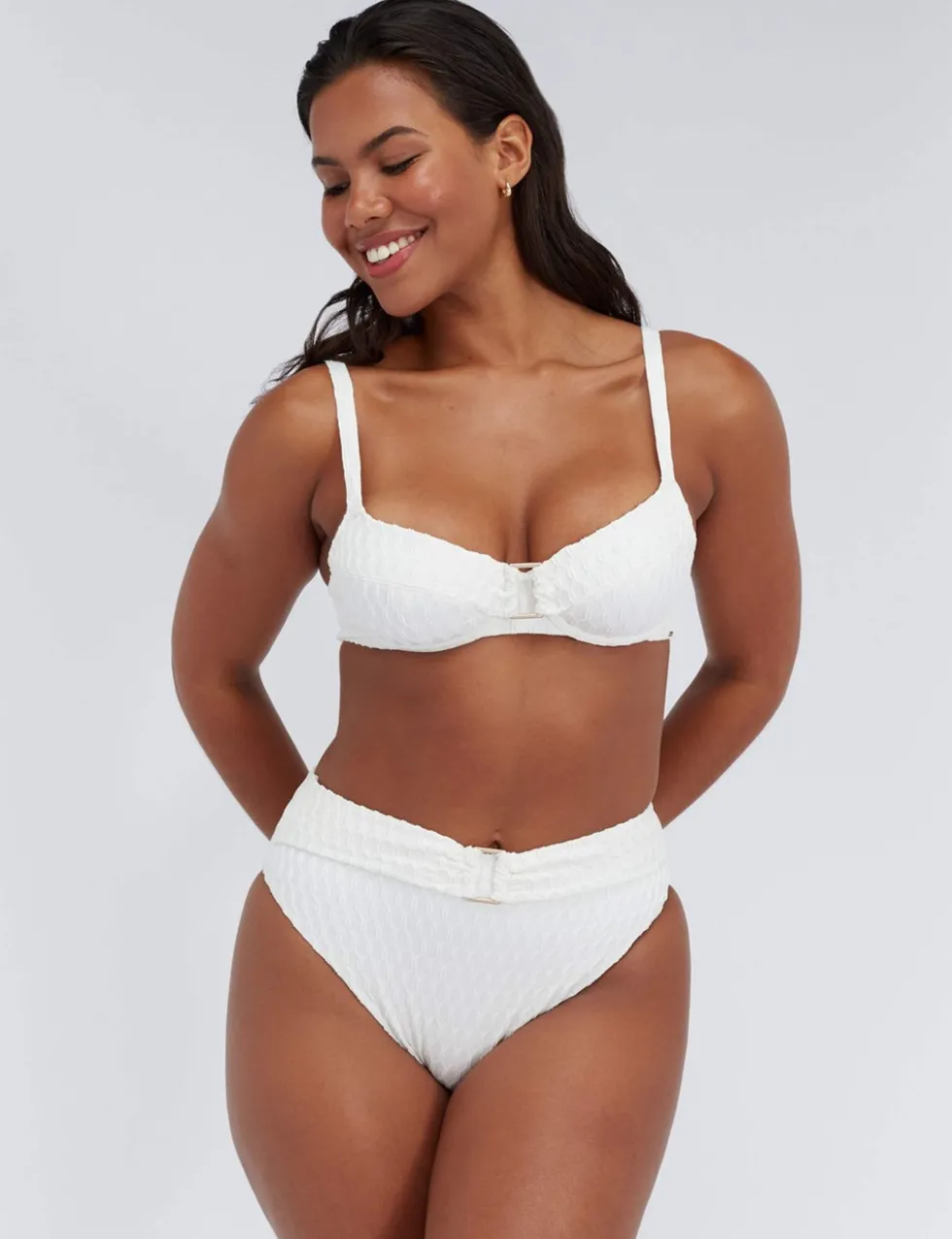 Riad Textured Bikini Bottoms