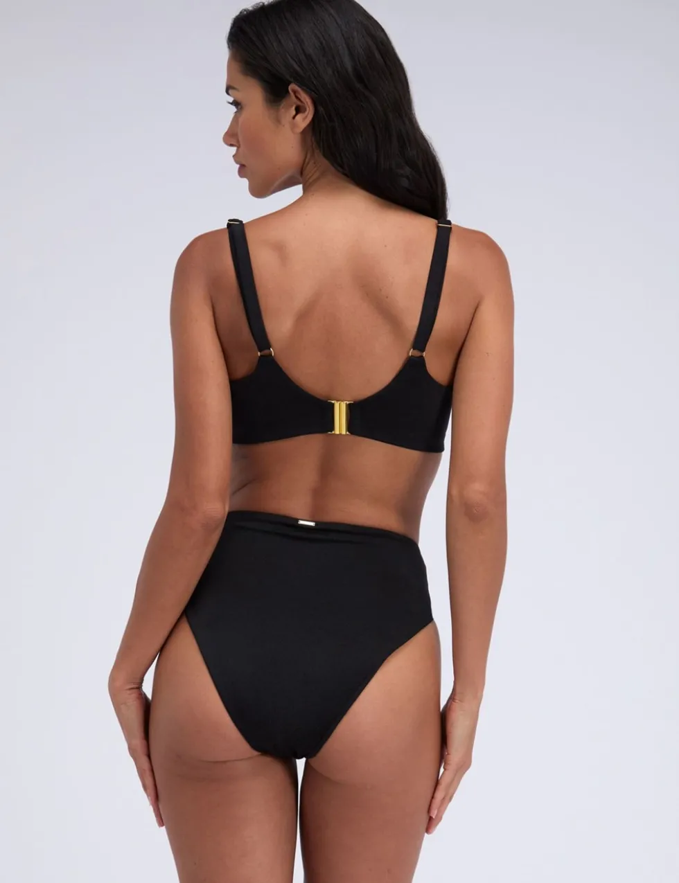 Riad Wired Ring Detail V-Neck Bikini Top (B-F)