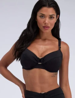 Riad Wired Ring Detail V-Neck Bikini Top (B-F)