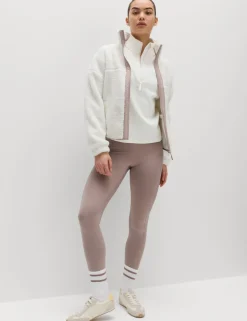 Rib Half Zip Yoga Sweatshirt