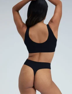 Rib Seamless High Waisted Thong