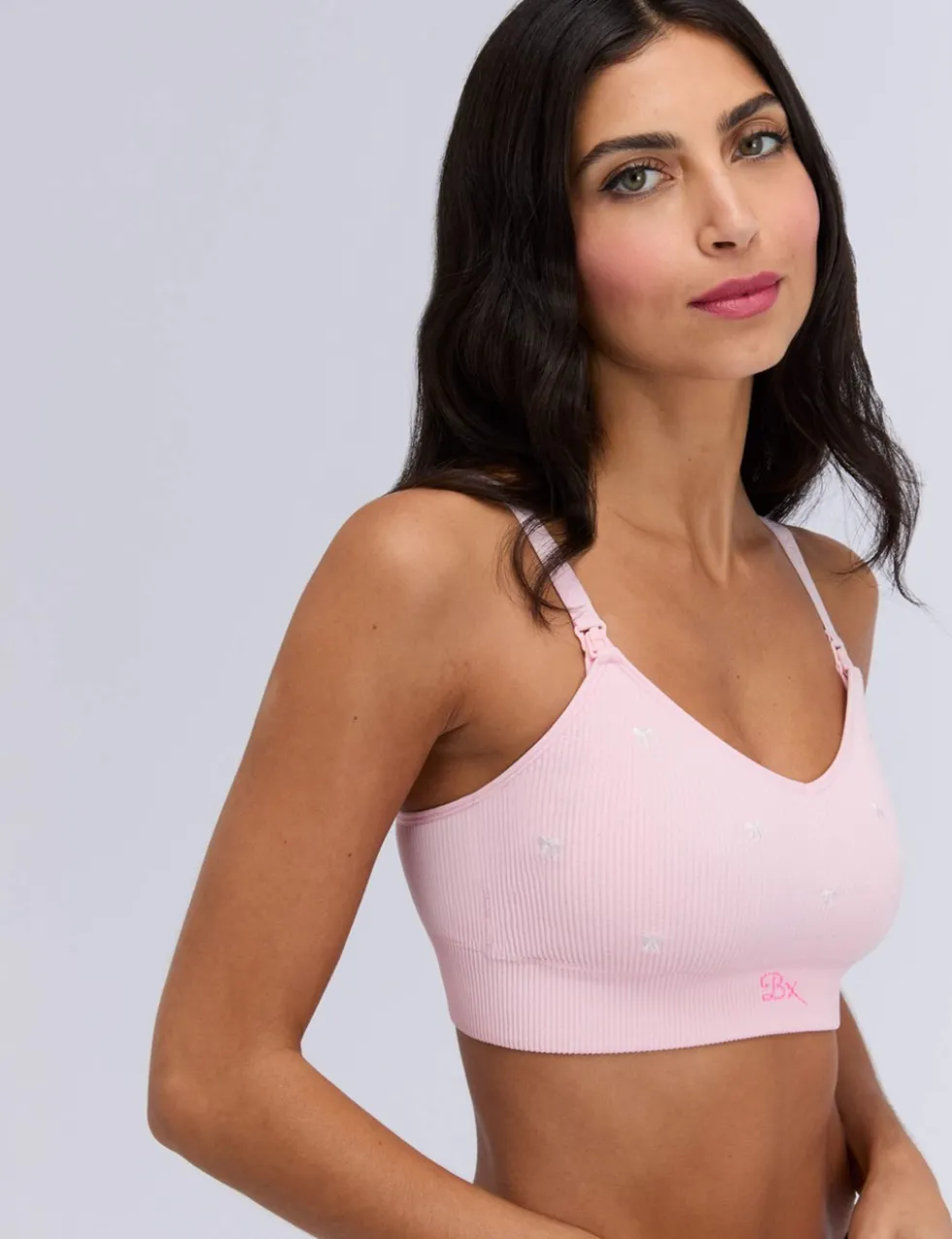 Ribbed Maternity Nursing Bralette