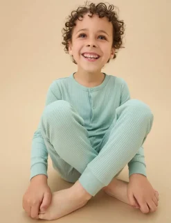 Ribbed Pyjamas (0 Mths - 6 Yrs)