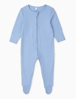Ribbed Sleepsuit (0-24 Mths)