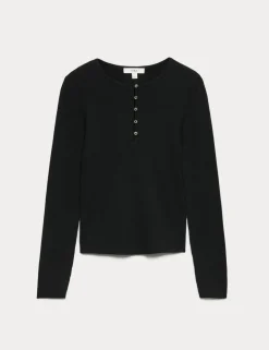 Ribbed Slim Fit Knitted Top