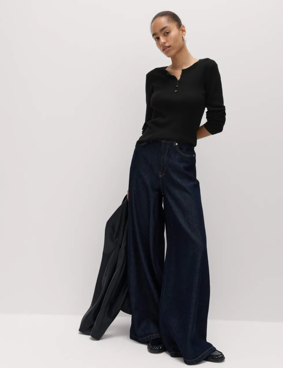 Ribbed Slim Fit Knitted Top