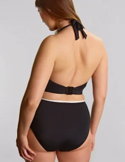 Ric Rac Trim High Waisted Bikini Bottoms