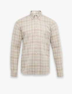 Rickert Regular Fit Pure Cotton Checked Flannel