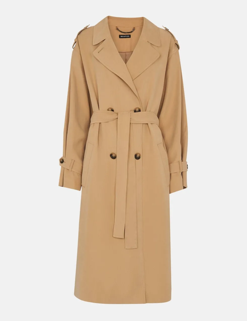 Riley Belted Longline Trench Coat