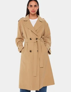 Riley Belted Longline Trench Coat