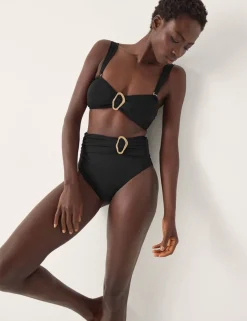 Ring Detail Bandeau Bikini Top