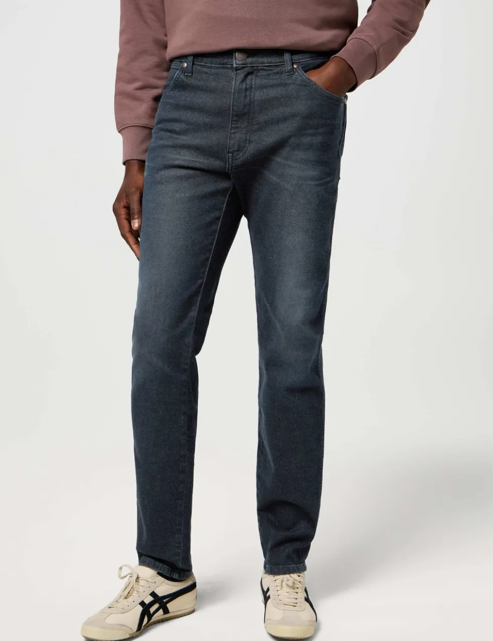 River Straight Fit Cotton Rich Jeans