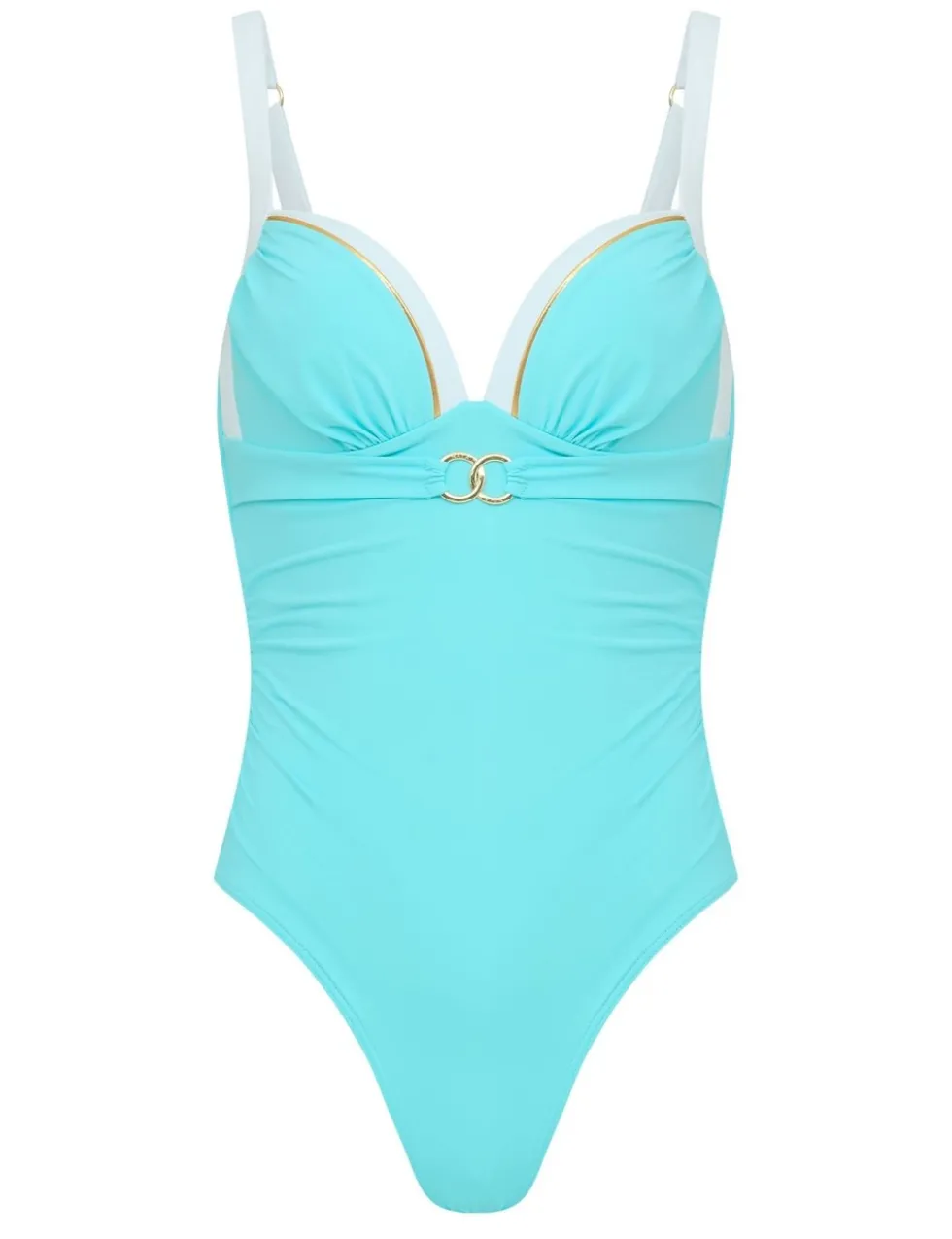 Riviera Tummy Control Ruched Padded Swimsuit