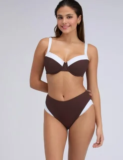 Rivoli Picot Textured Wired Bikini Top (B-G)