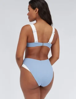 Rivoli Textured Padded Balconette Bikini Top