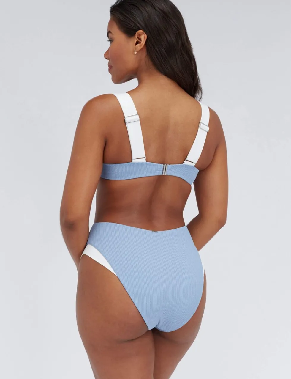 Rivoli Textured Padded Balconette Bikini Top